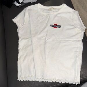 White Kids Shirt with Logo